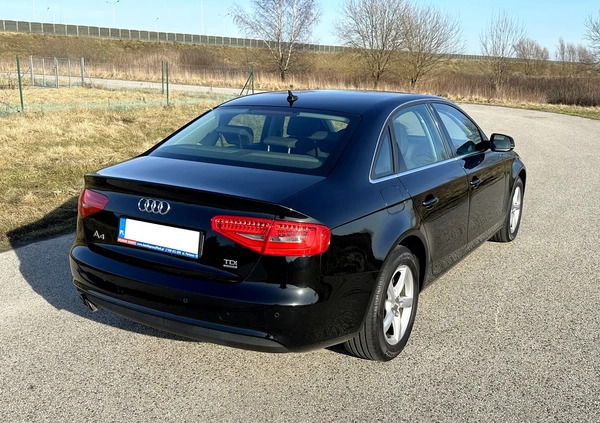 Audi A4 cena 54900 przebieg: 246000, rok produkcji 2014 z Tychowo małe 56
